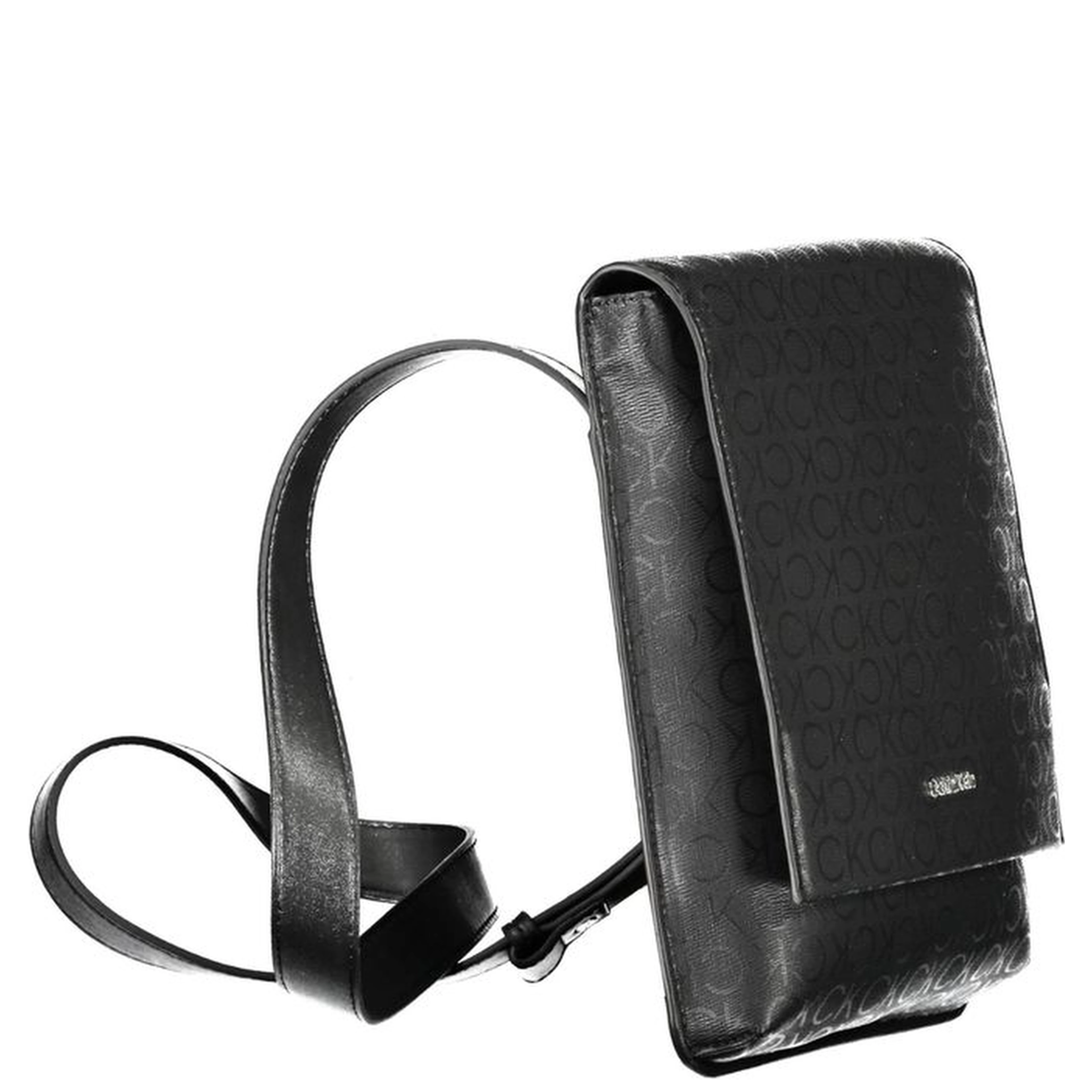 Black Polyester Shoulder Bag