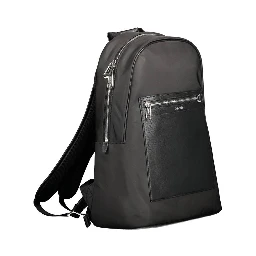 Black Polyester Backpack