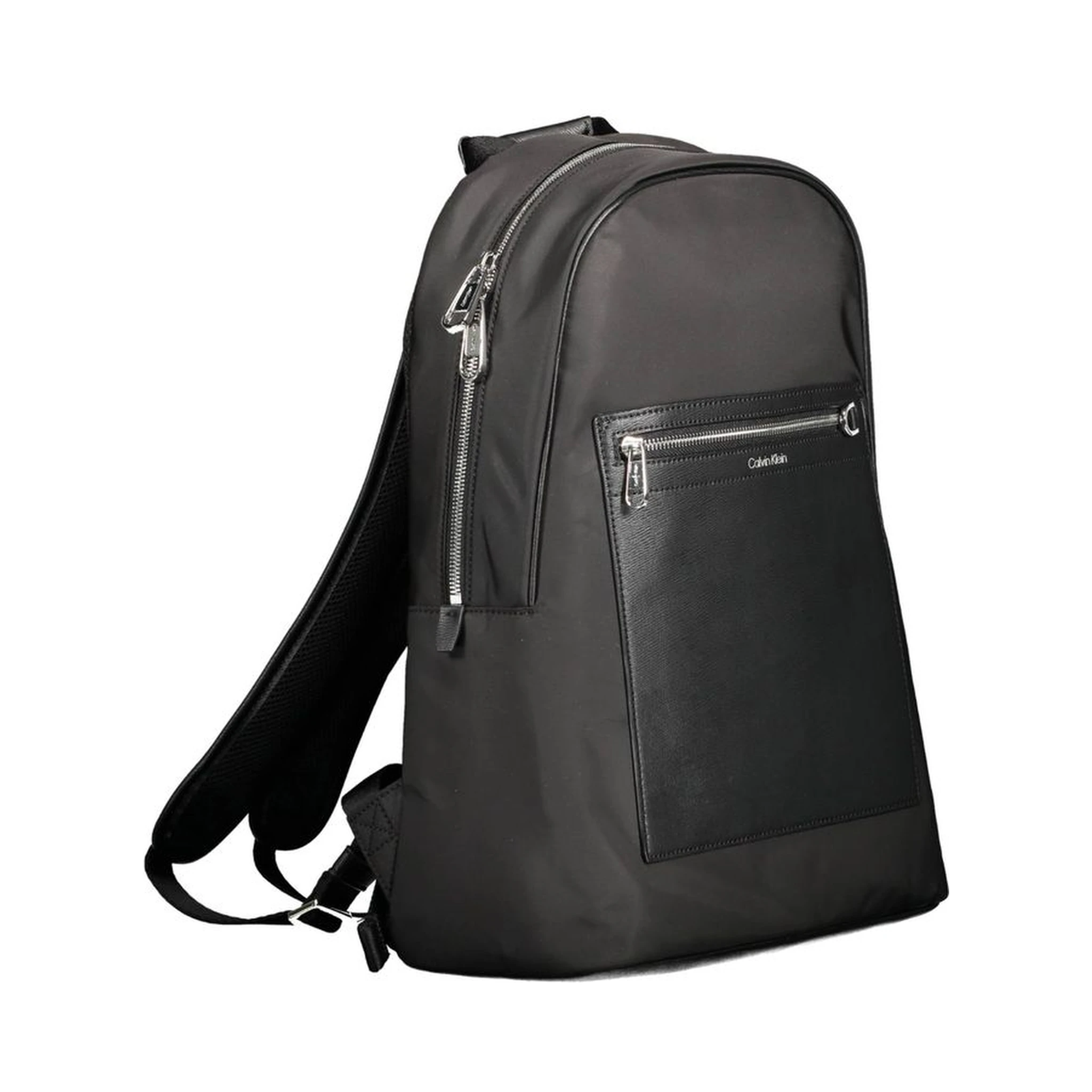 Black Polyester Backpack
