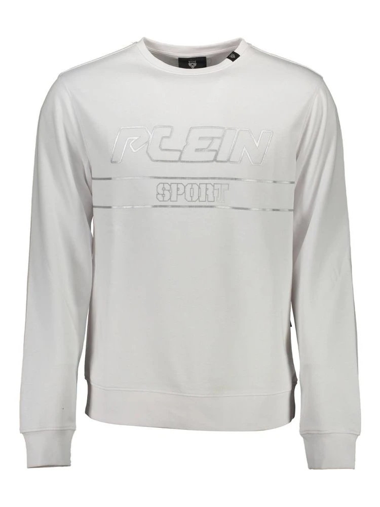 White Cotton Men Sweater