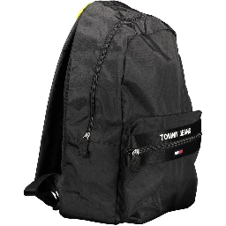 Nero Polyester Men Backpack