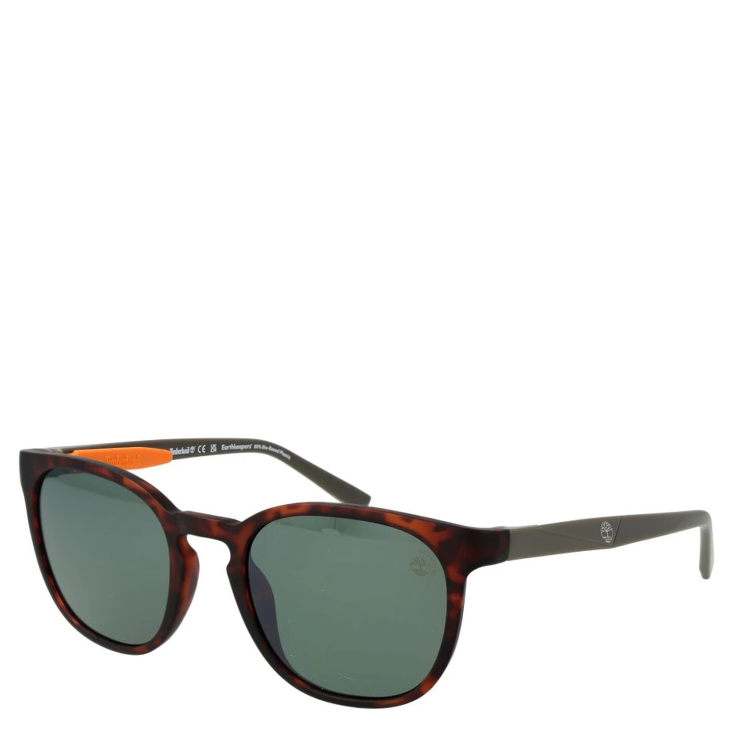 Brown Stainless Steel Sunglasses