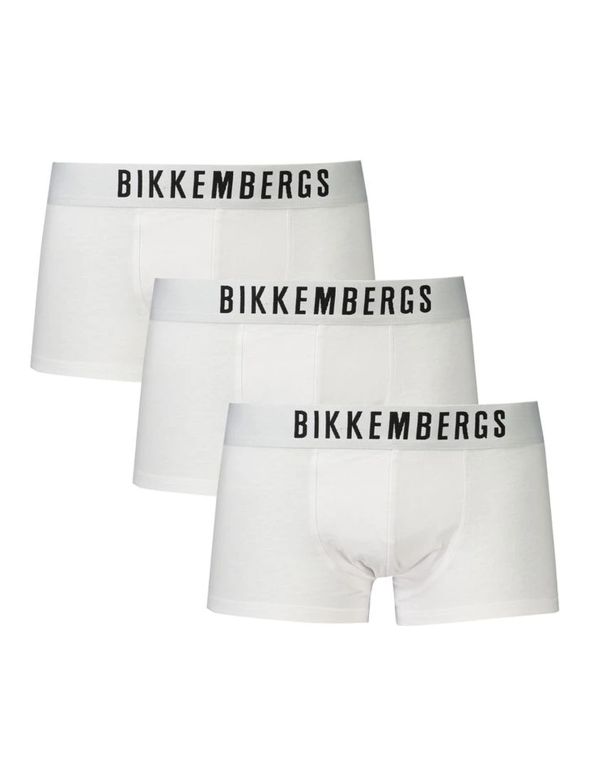 White Polyester Men's Boxer