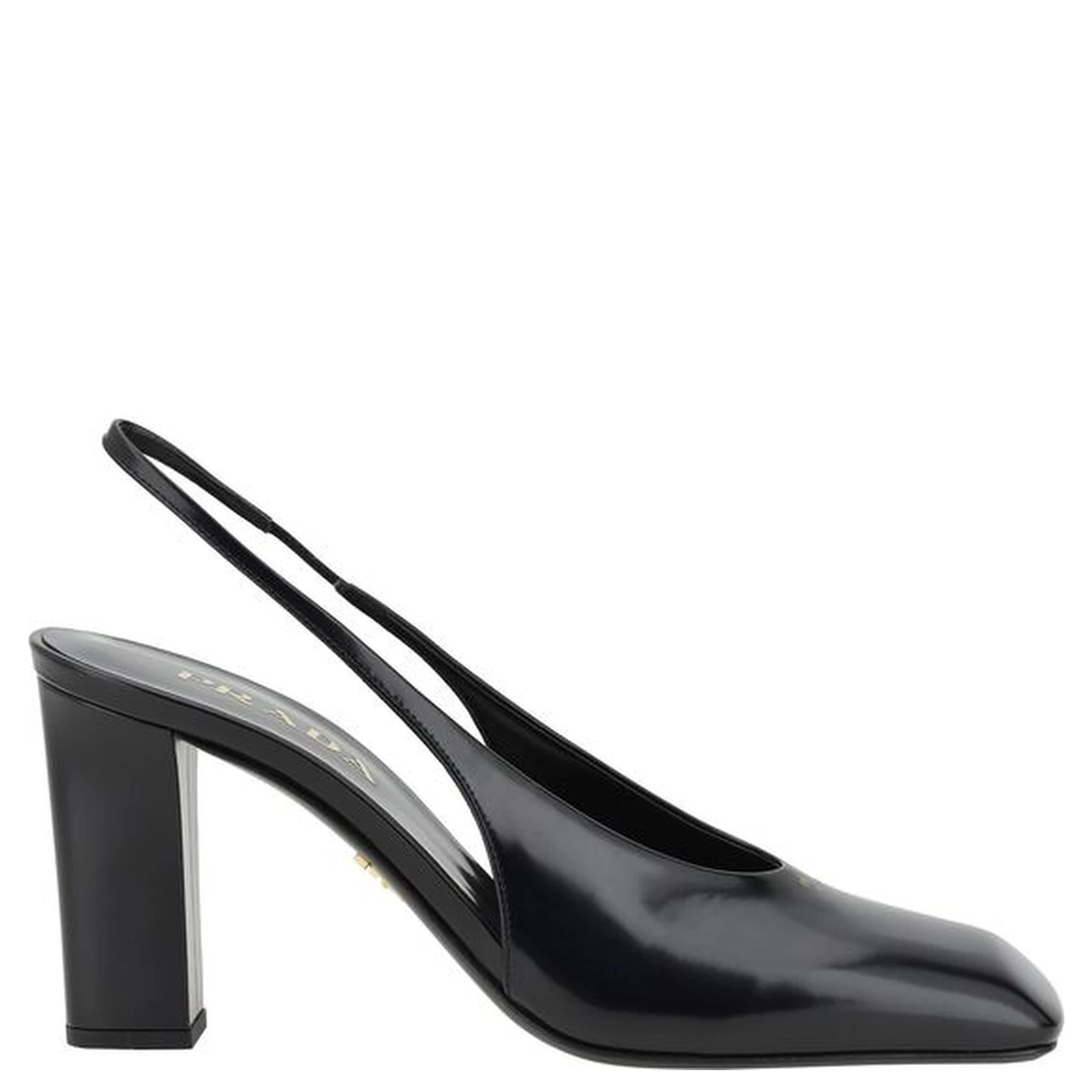 Black Calf Leather Pumps