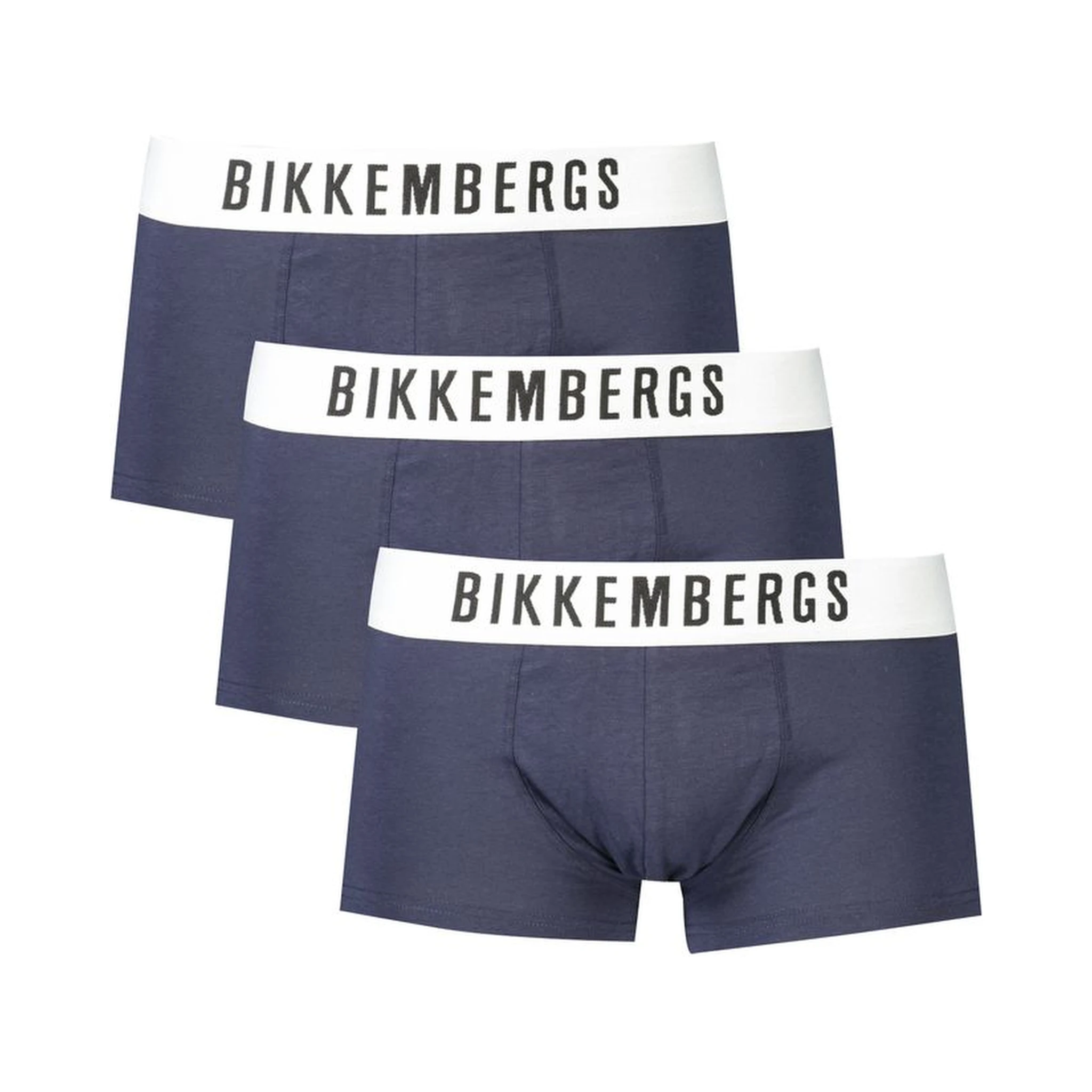 Blue Polyester Men's Boxer Underwear