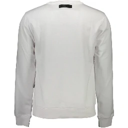 White Cotton Men Sweater