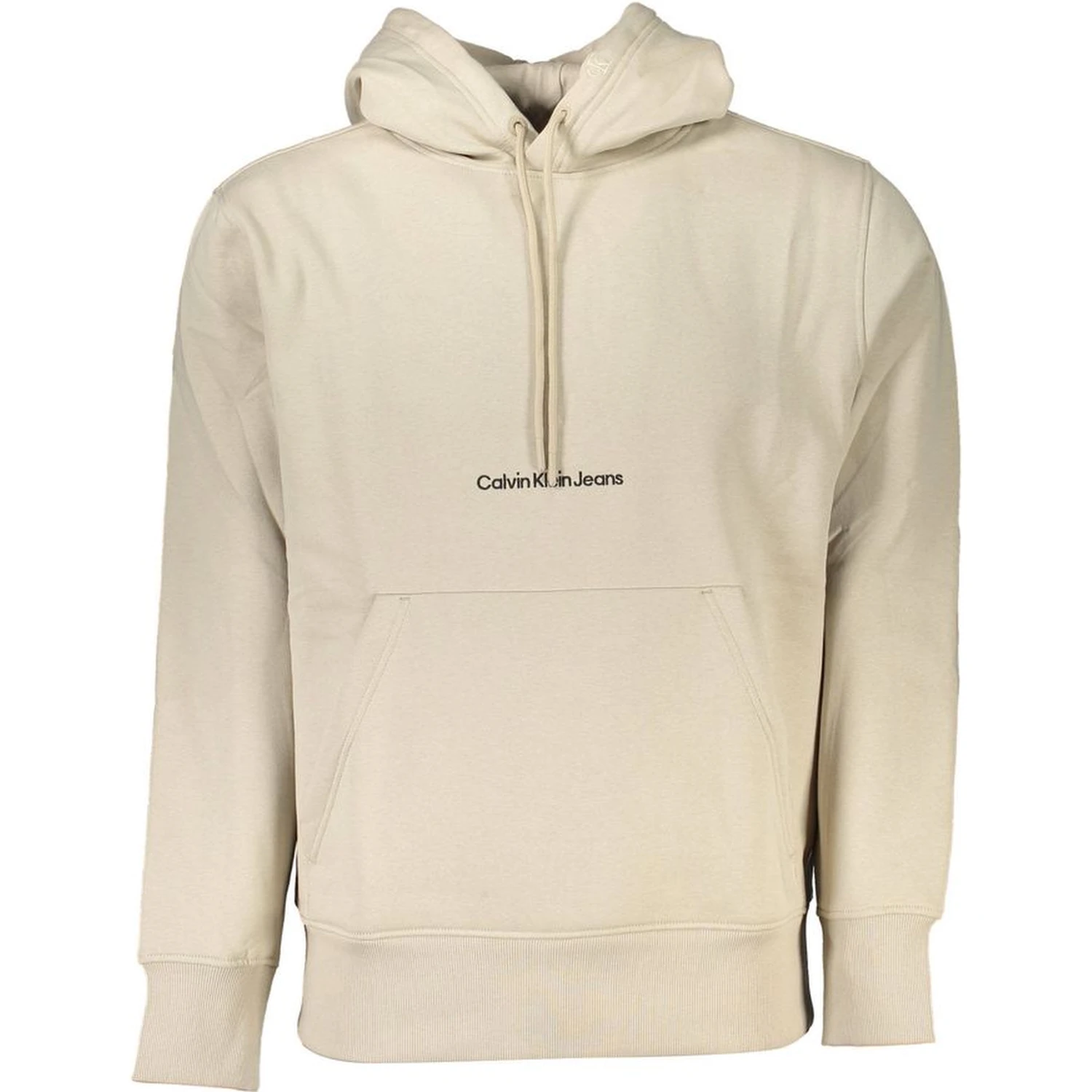 Beige Cotton Men Sweater