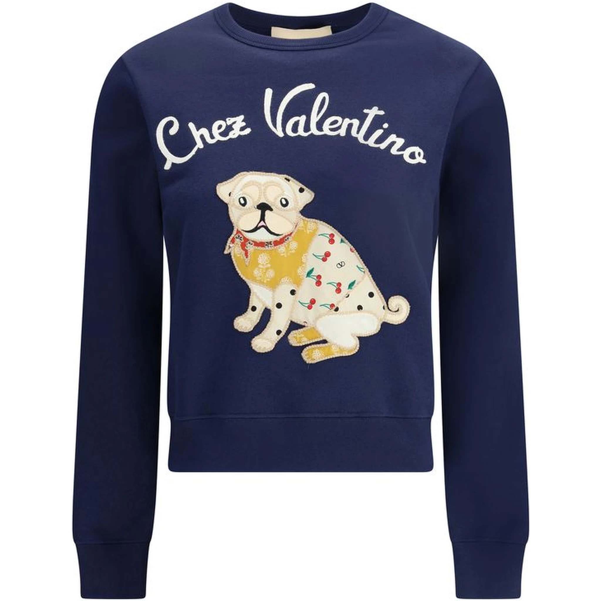 Blue Cotton Sweatshirt