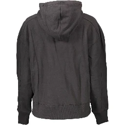 Black Cotton Women Sweater