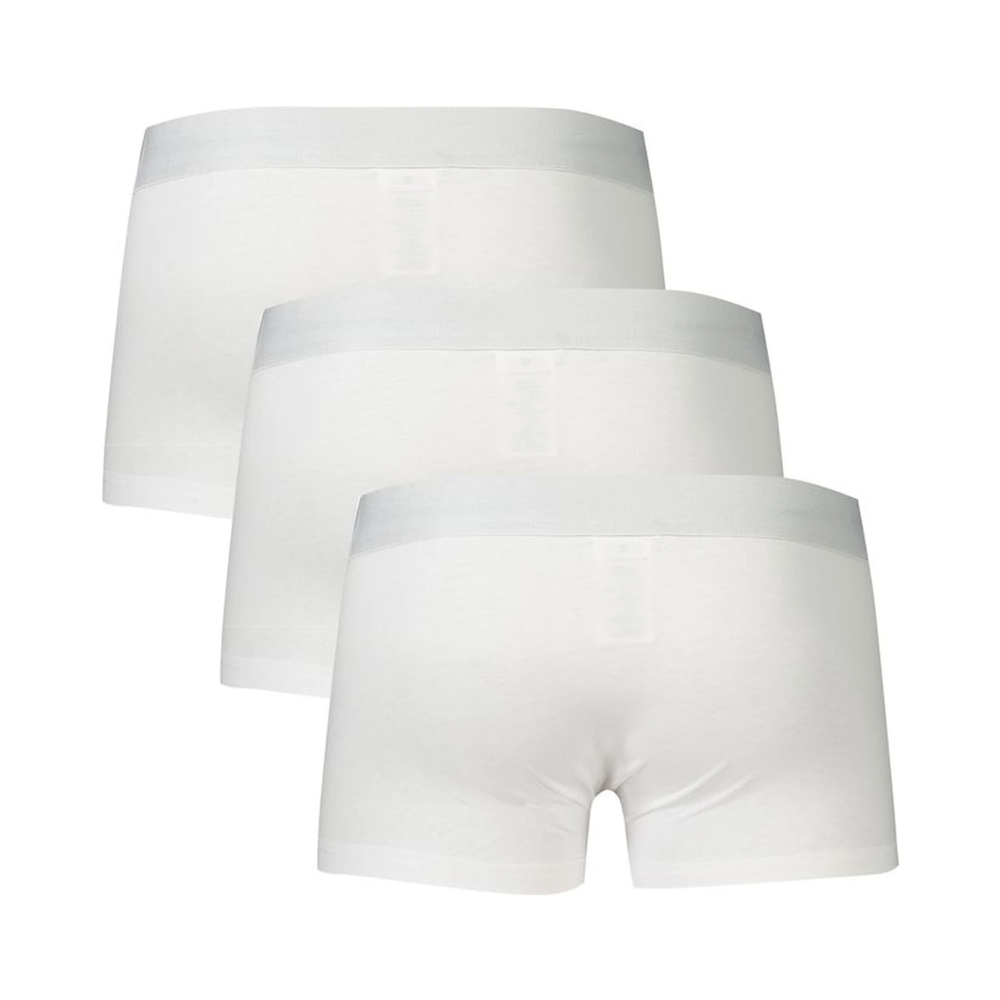 White Polyester Men's Boxer