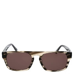 نظارات شمسية رمادية من الأسيتات