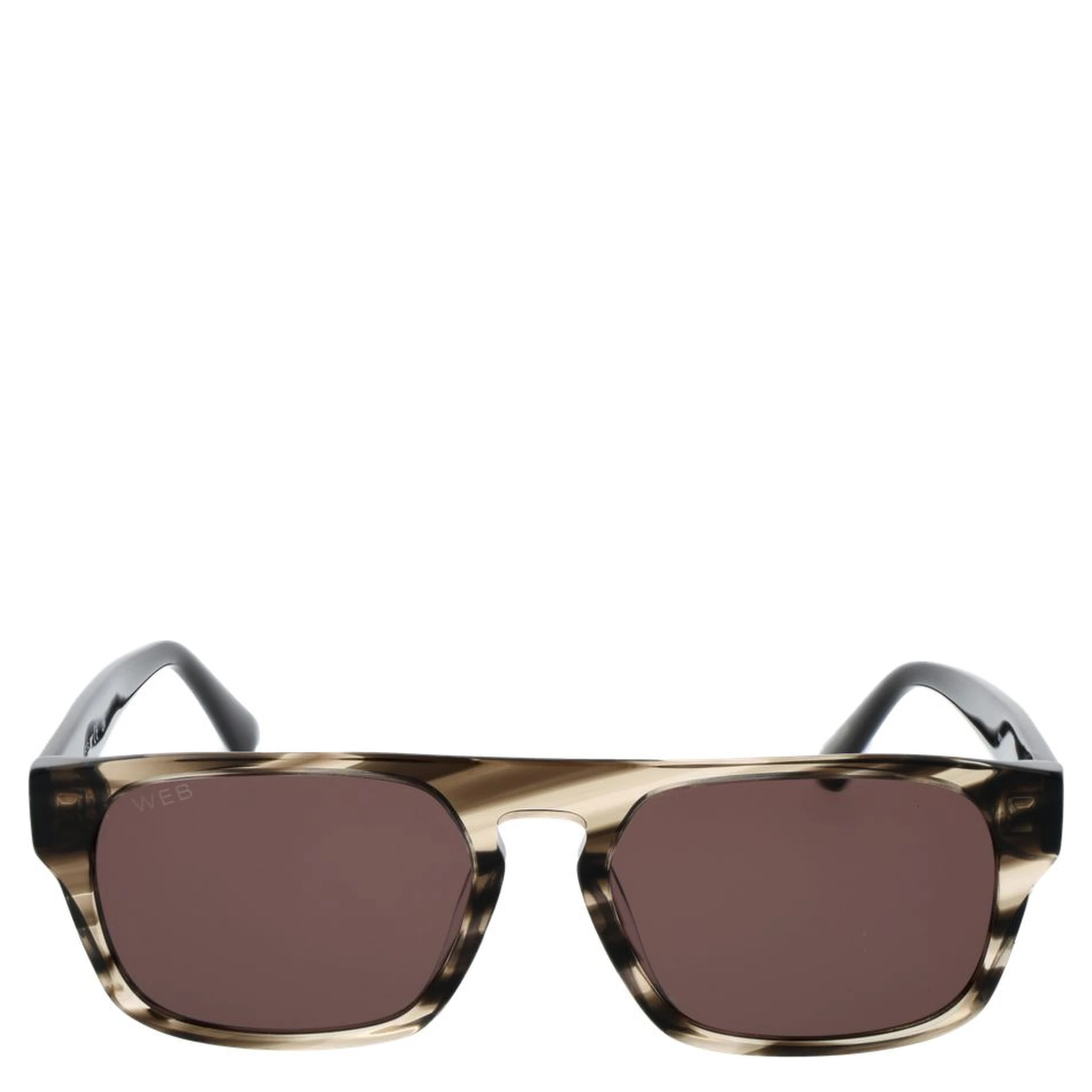 نظارات شمسية رمادية من الأسيتات