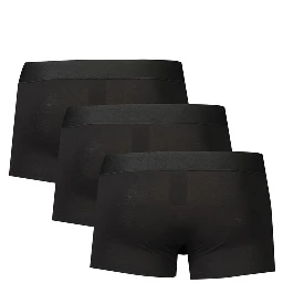 Black Polyester Men Boxer
