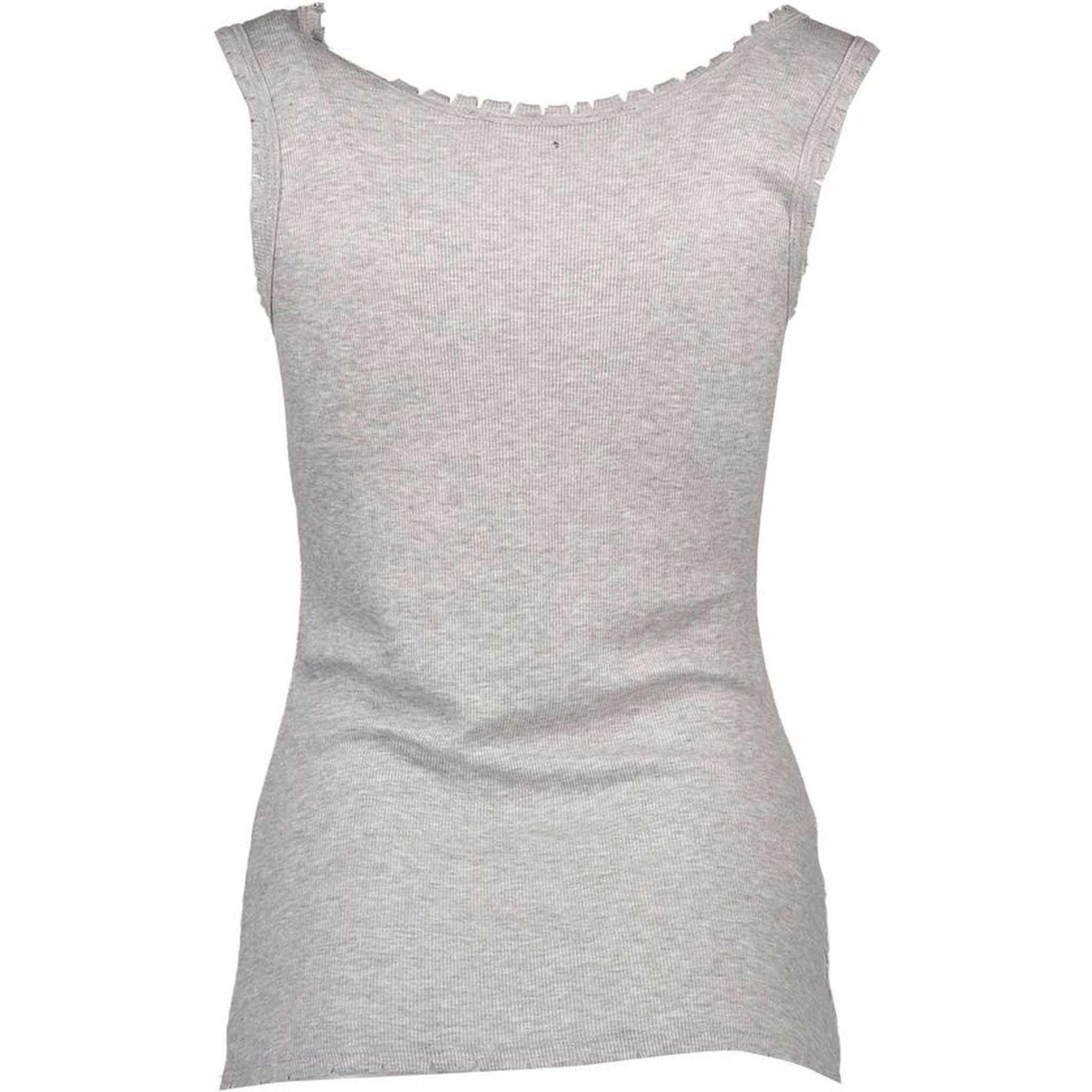 Gray Viscose Women Top