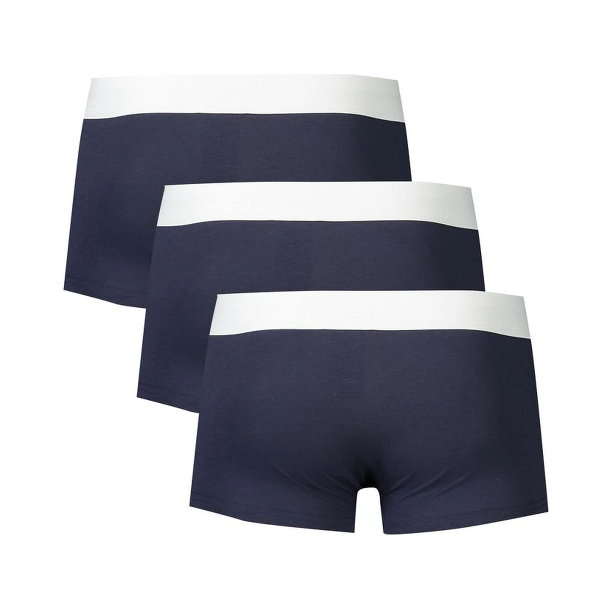 Blue Polyester Men's Boxer Underwear