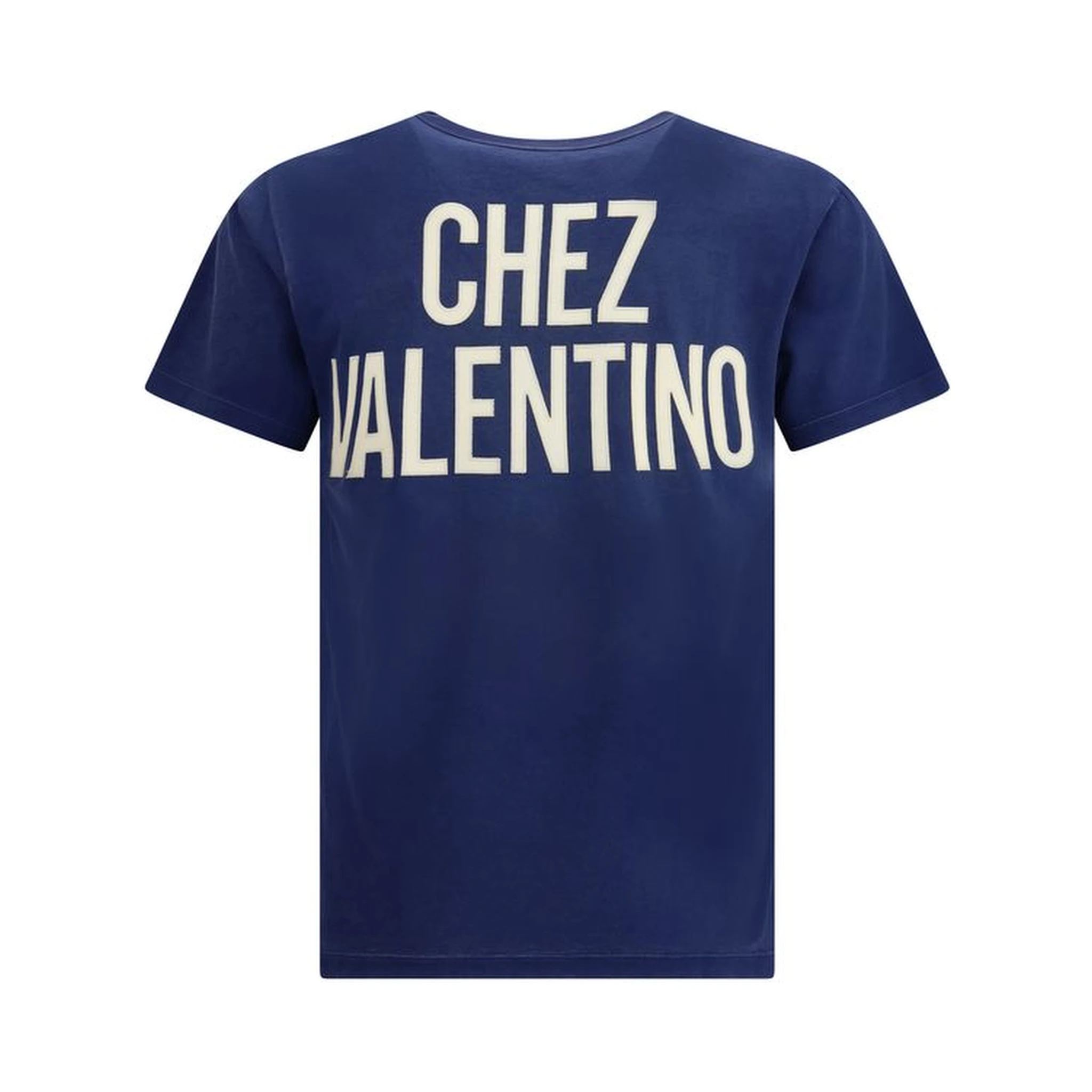 تيشيرت قطني أزرق