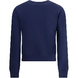 Blue Cotton Sweatshirt