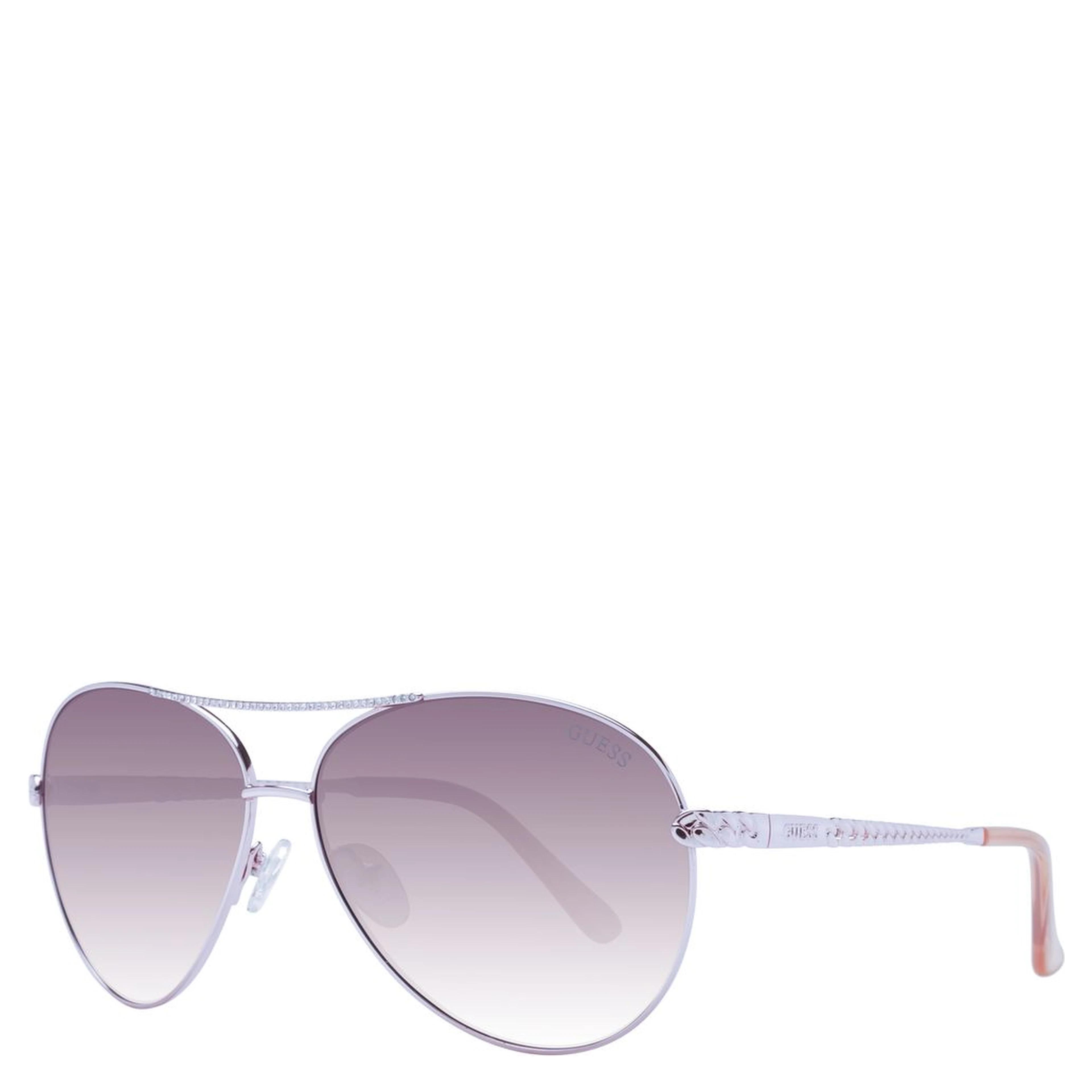 Rose Gold Metal Sunglasses