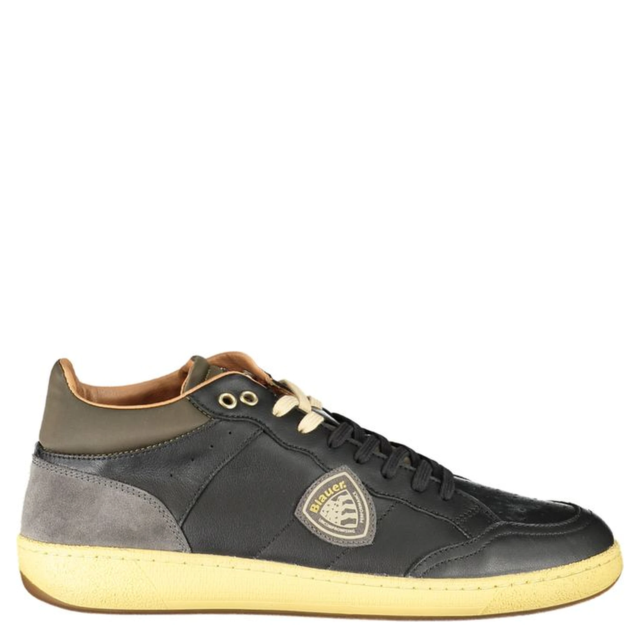 Black Polyester Sneaker