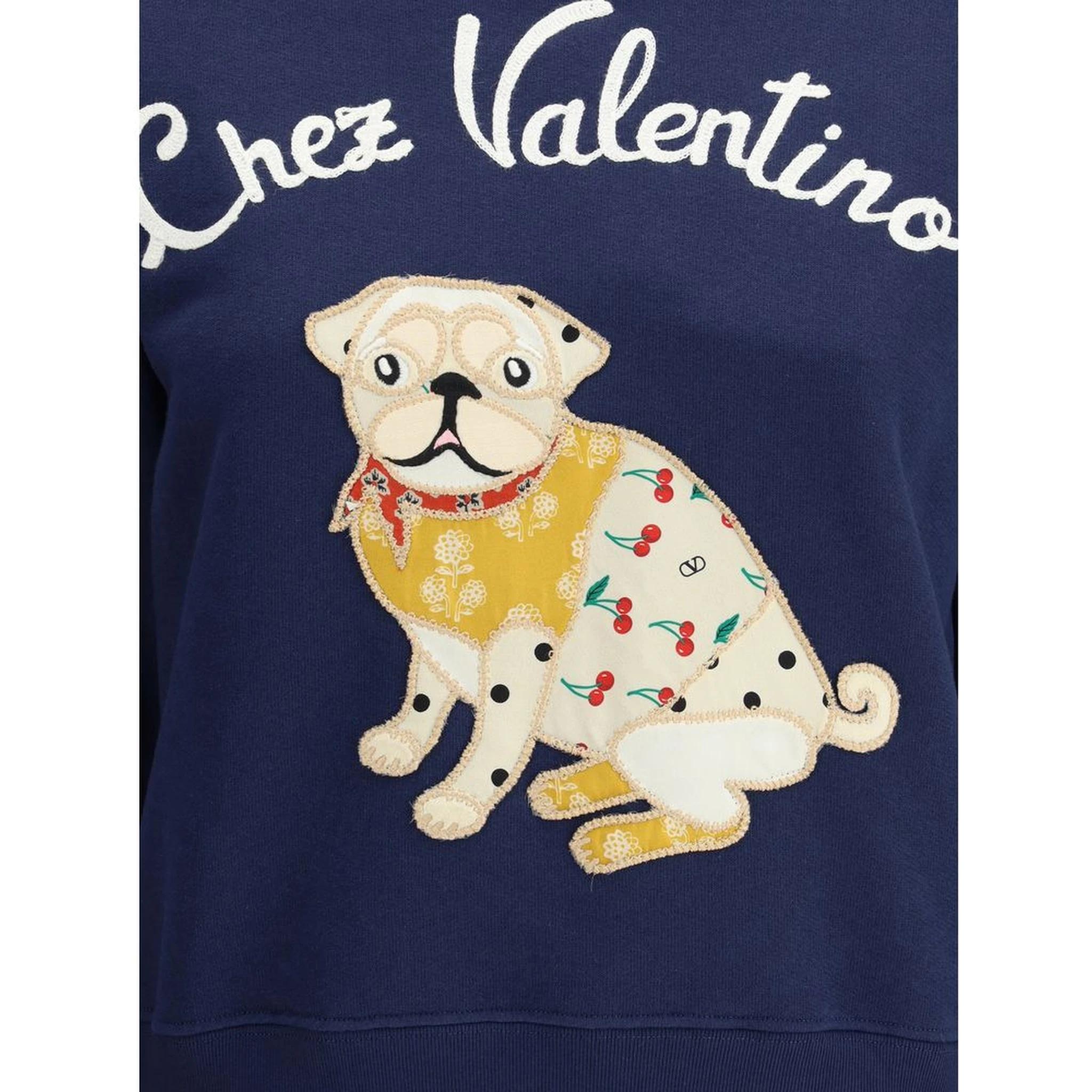 Blue Cotton Sweatshirt