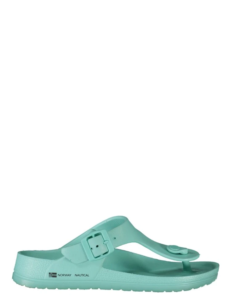 Blue Plastic Women Sandal