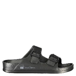 Black Plastic Men Sandal