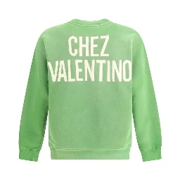 Green Cotton Sweatshirt