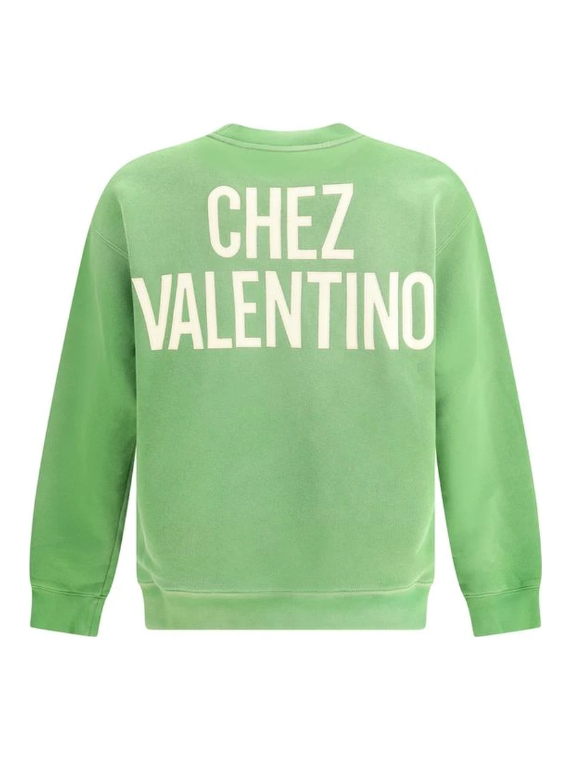 سويت شيرت قطني أخضر