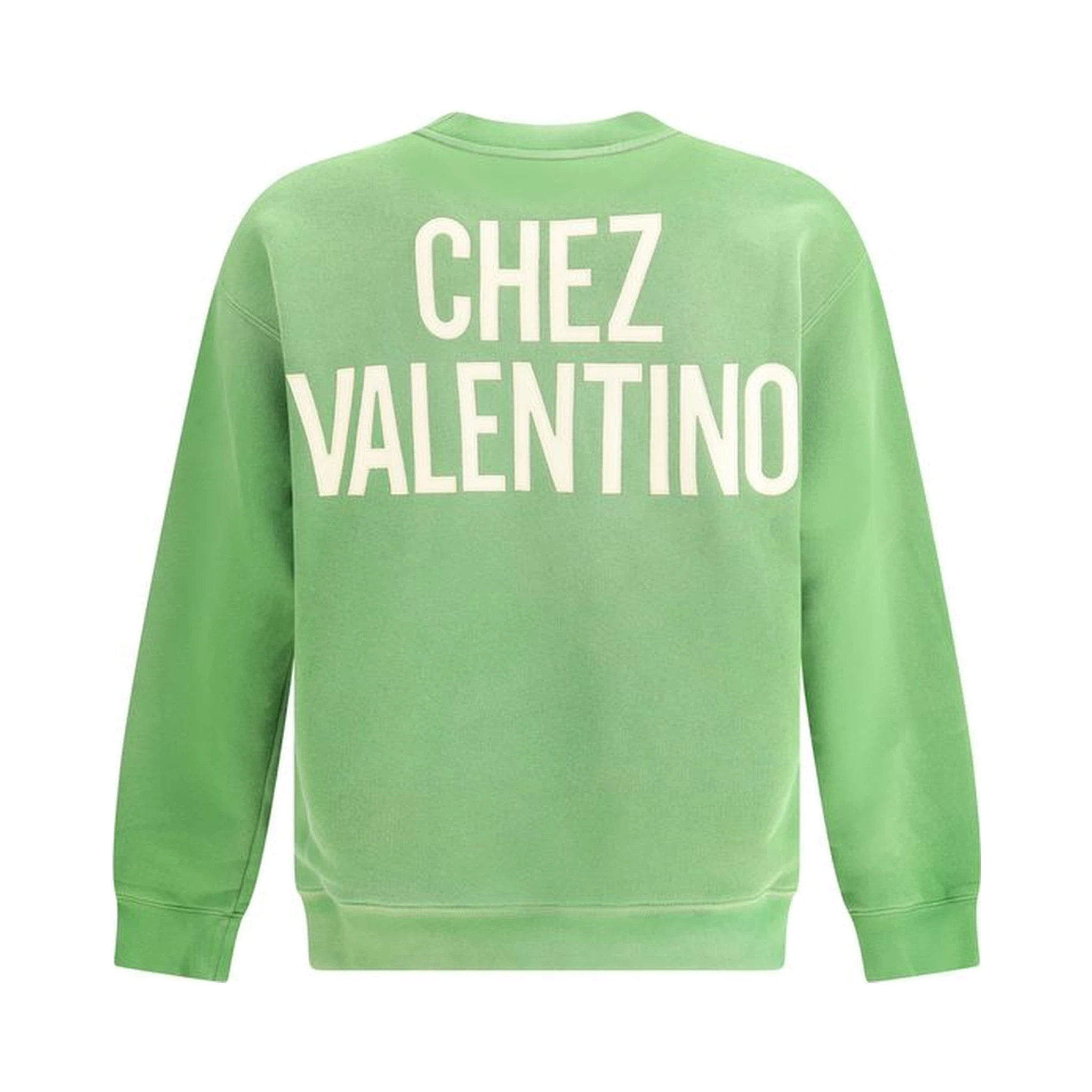 Green Cotton Sweatshirt