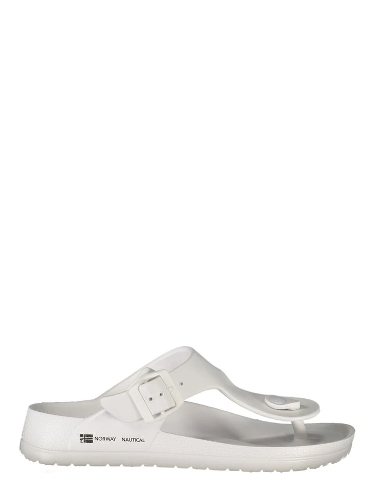White Plastic Women Sandal