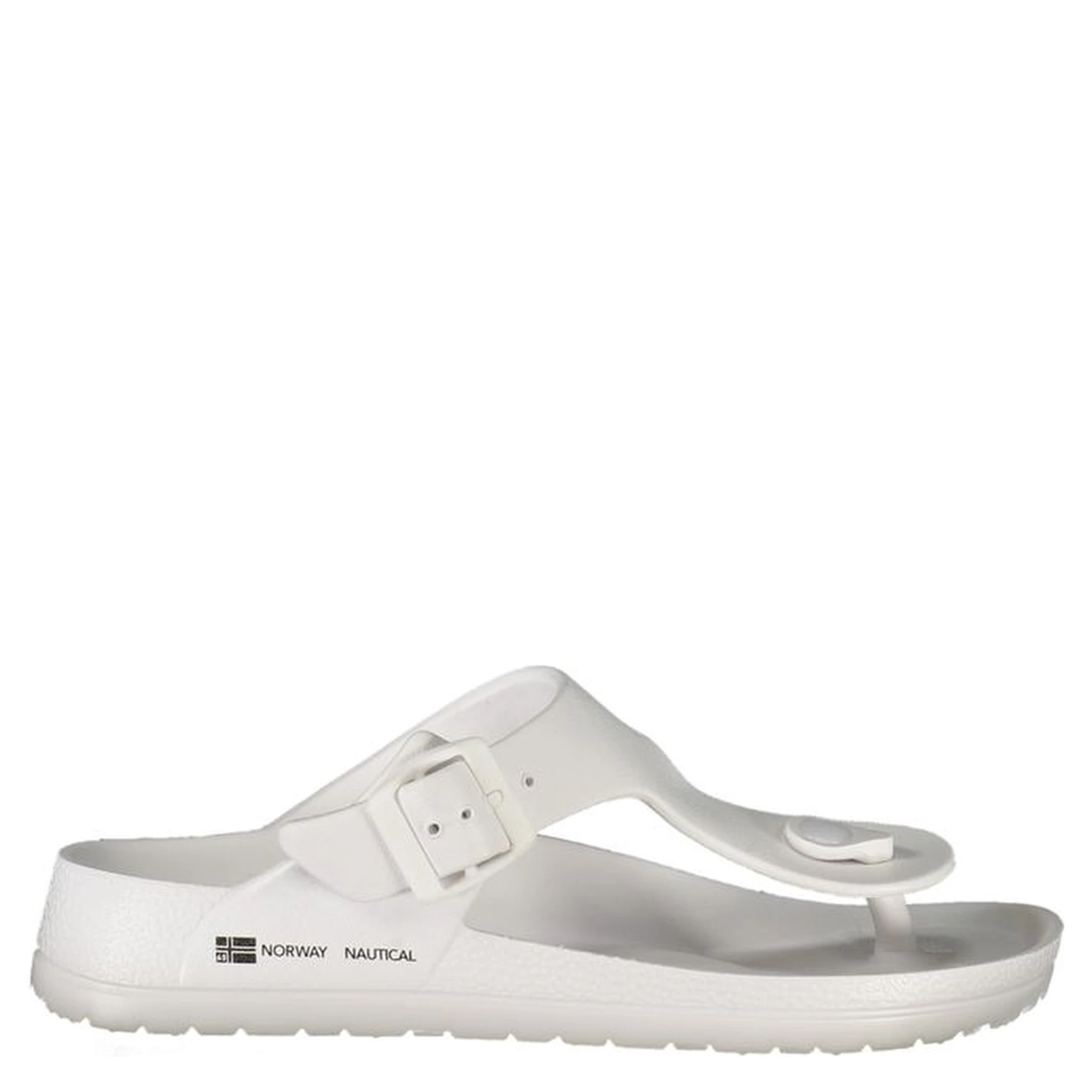 White Plastic Women Sandal