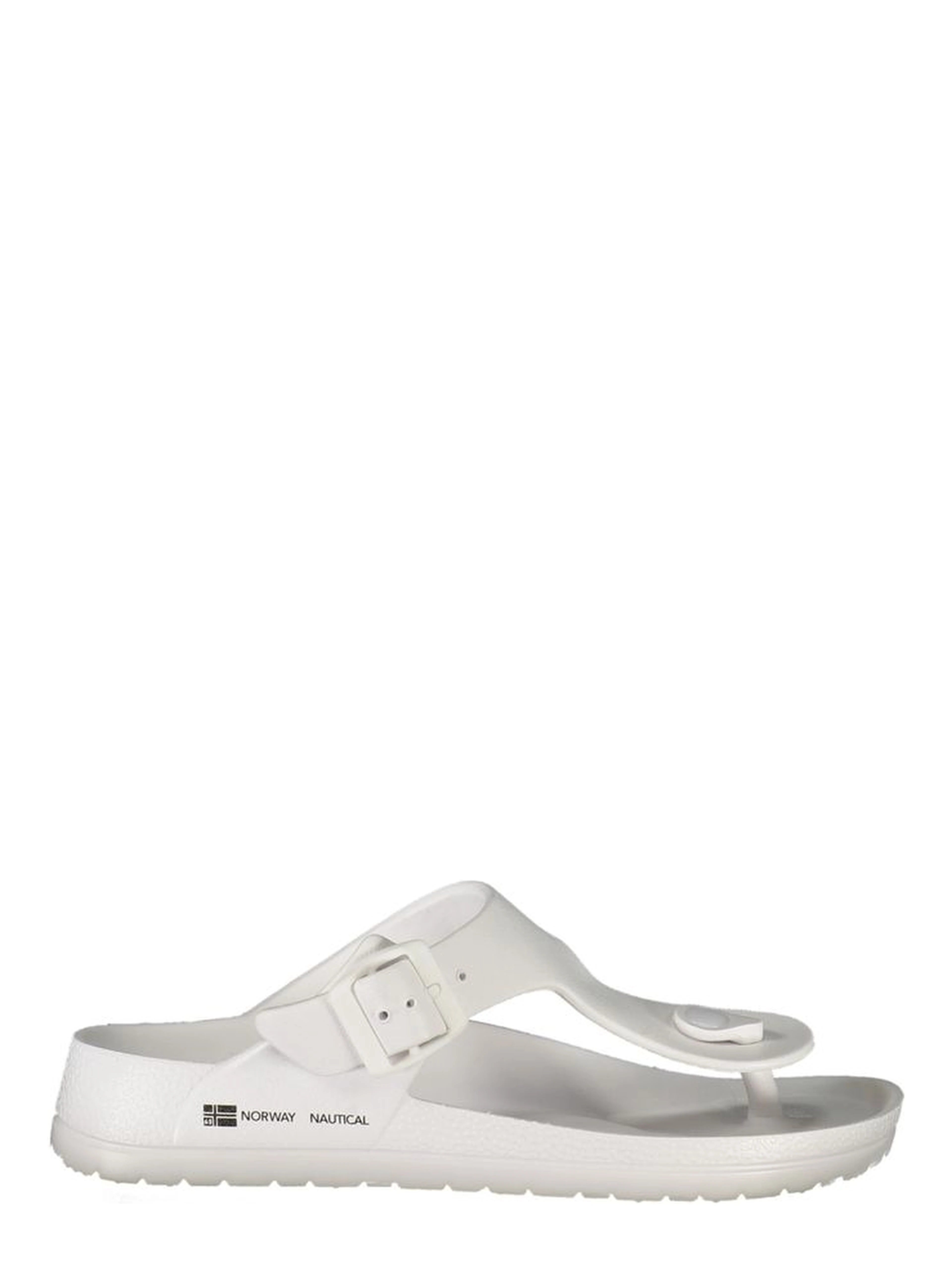 White Plastic Women Sandal