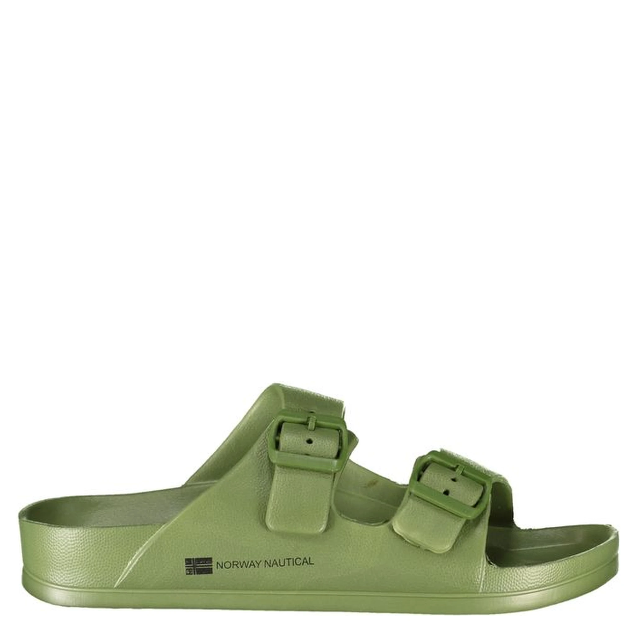 Green Plastic Men Sandal