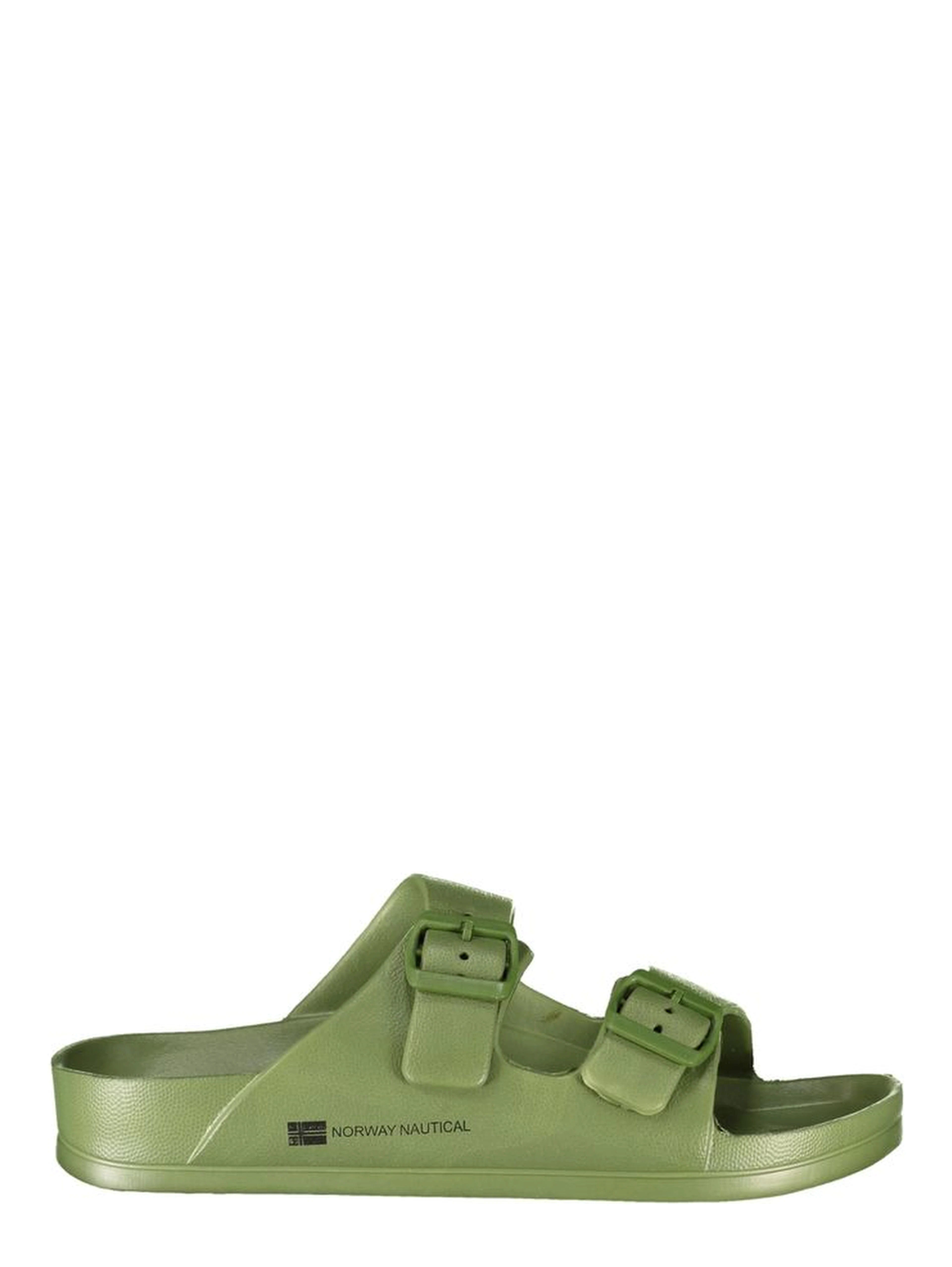 Green Plastic Men Sandal