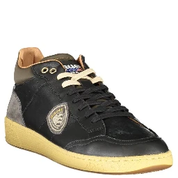 Black Polyester Sneaker