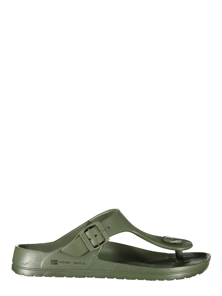 Green Plastic Mens Sandal