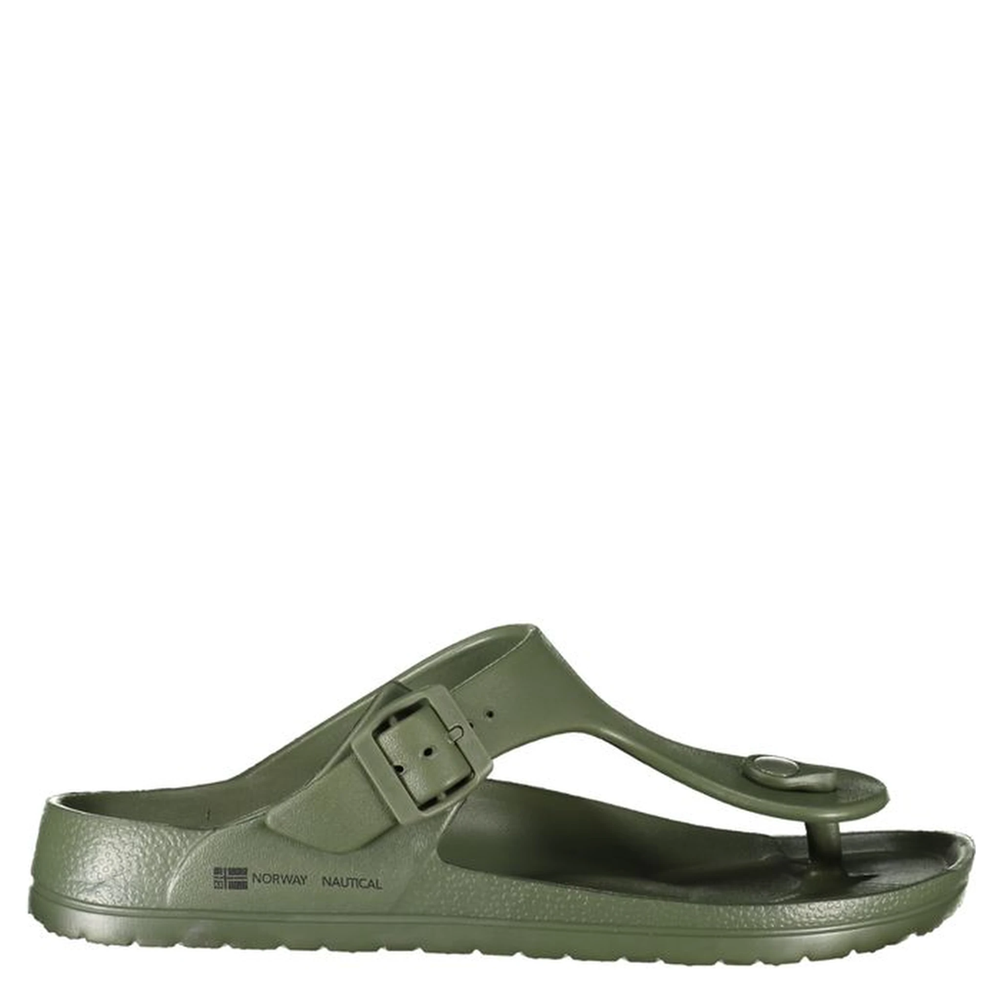Green Plastic Mens Sandal