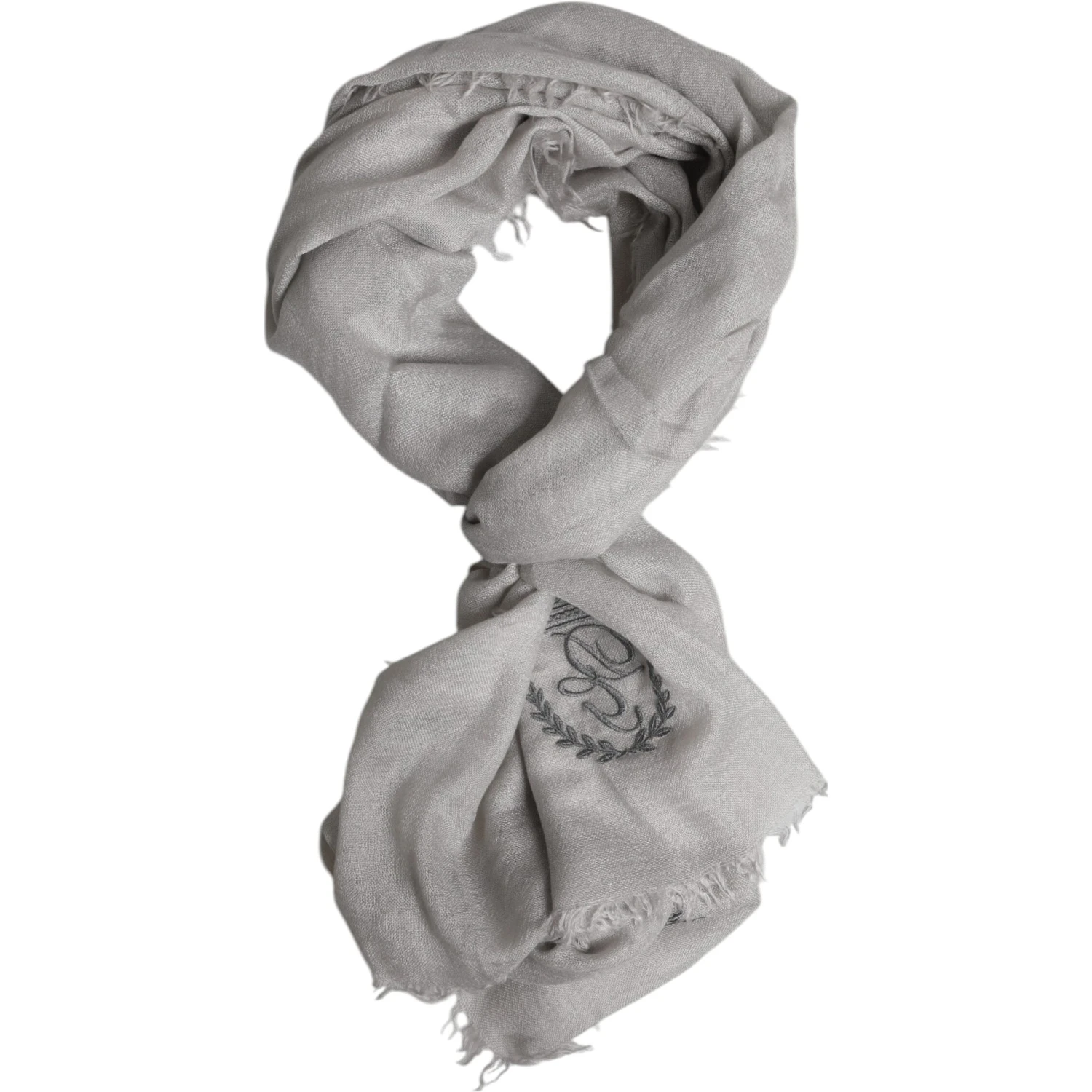 Gray DG Crown Neck Warmer Wrap Shawl Scarf