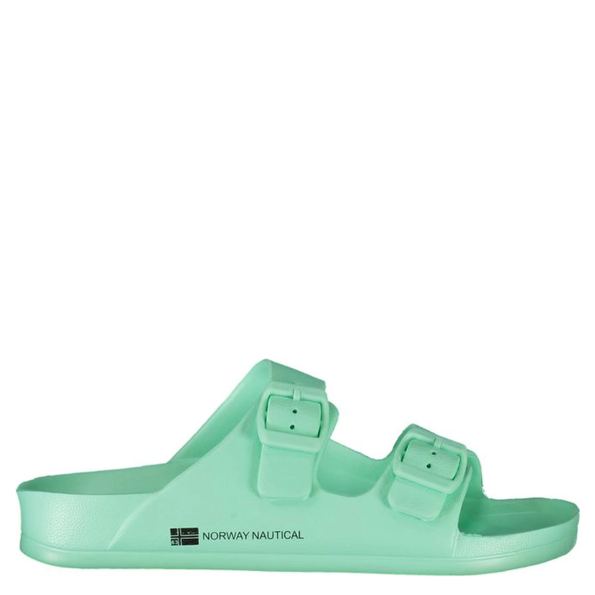 Green Plastic Women Sandal