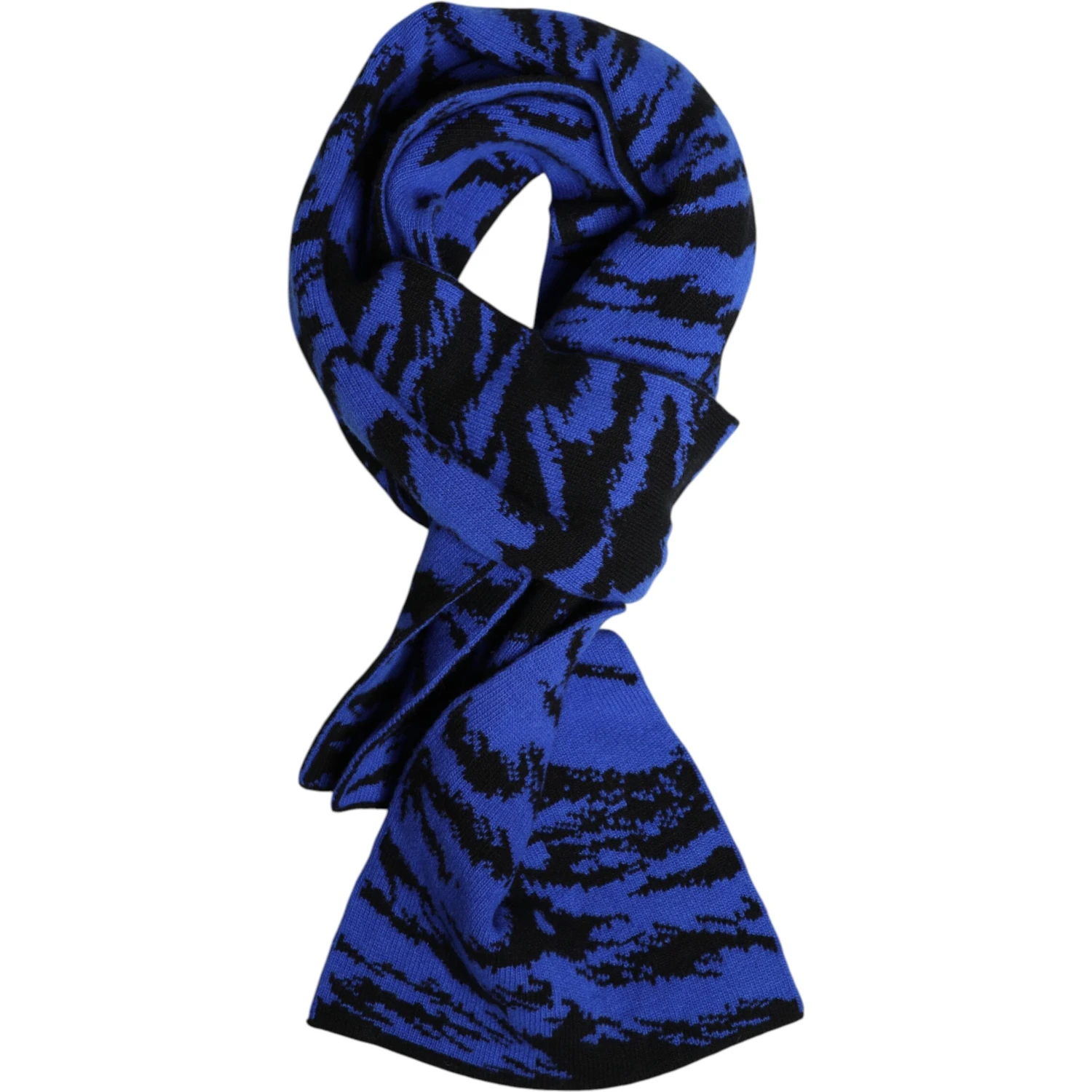 Blue Black Logo Neck Warmer Wrap Shawl Scarf