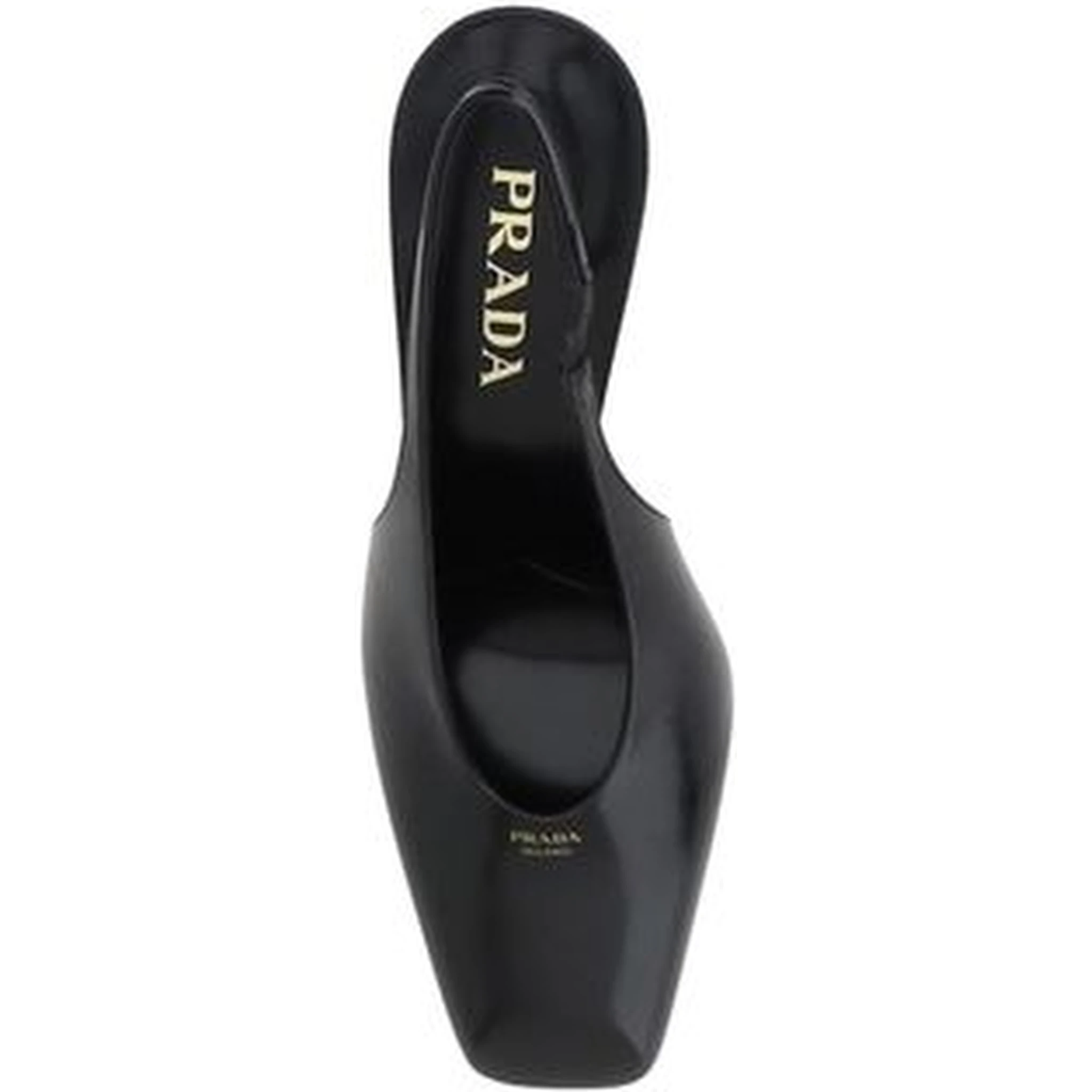 Black Calf Leather Pumps