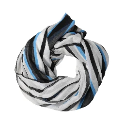 Multicolor Striped Neck Warmer Wrap Scarf