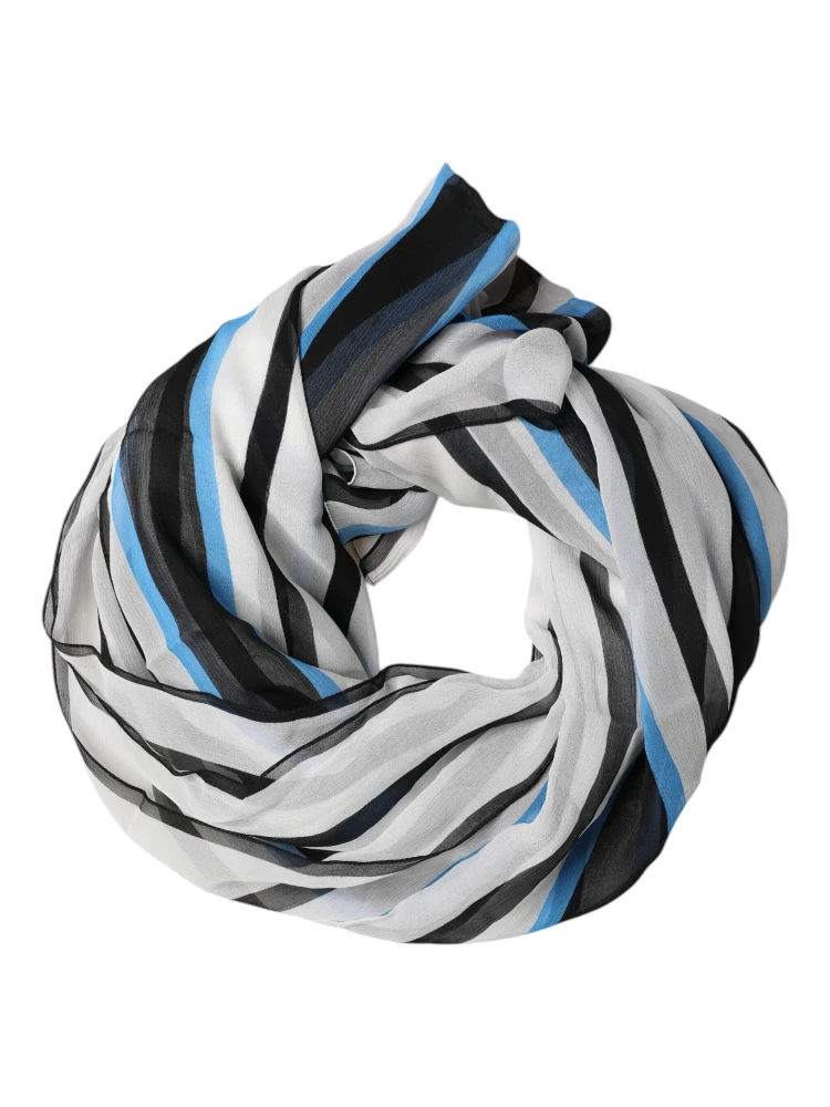 Multicolor Striped Neck Warmer Wrap Scarf alternative