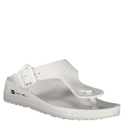 White Plastic Women Sandal