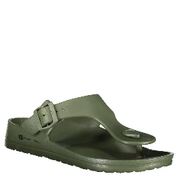Green Plastic Mens Sandal