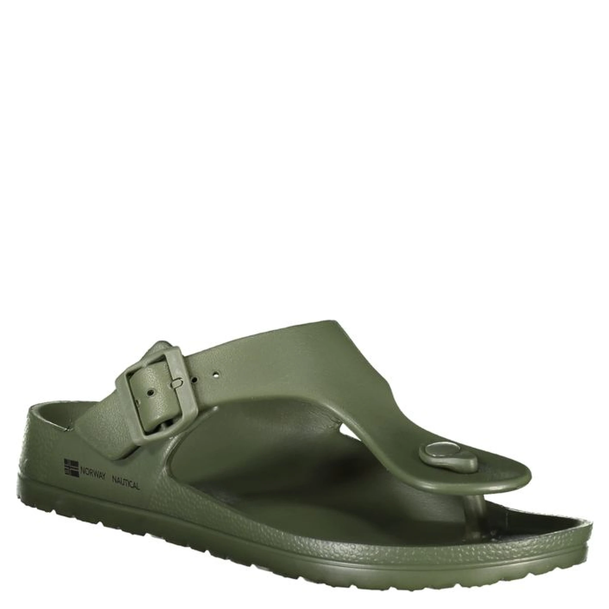 Green Plastic Mens Sandal