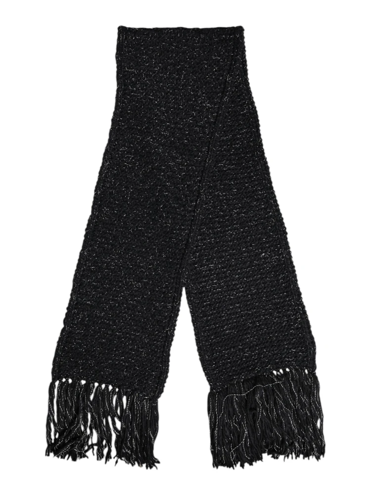 Black Cashmere Neck Warmer Wrap Shawl Scarf alternative