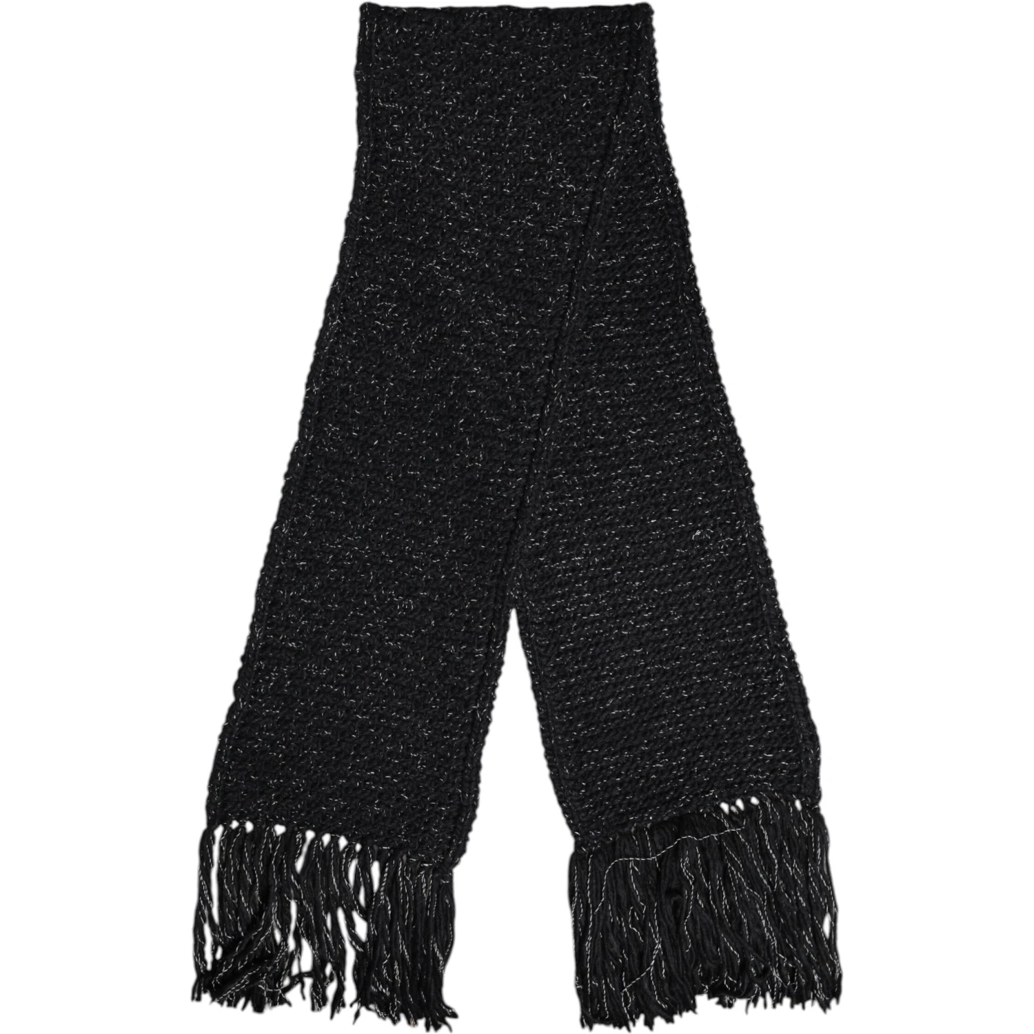Black Cashmere Neck Warmer Wrap Shawl Scarf