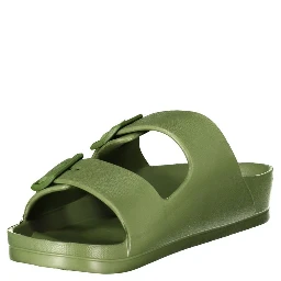 Green Plastic Men Sandal