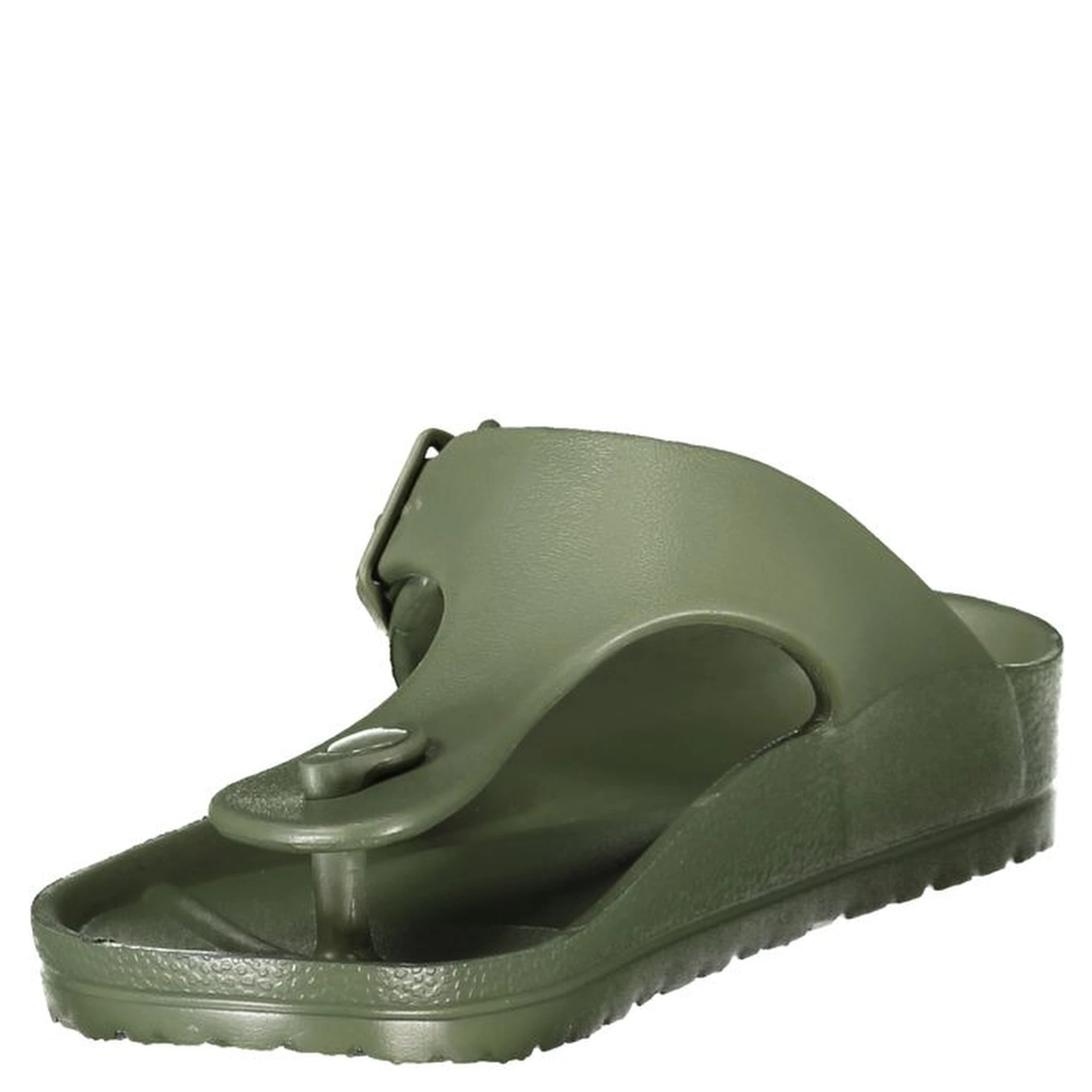 Green Plastic Mens Sandal